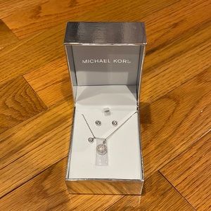Michael Kors Necklace & Earring Set